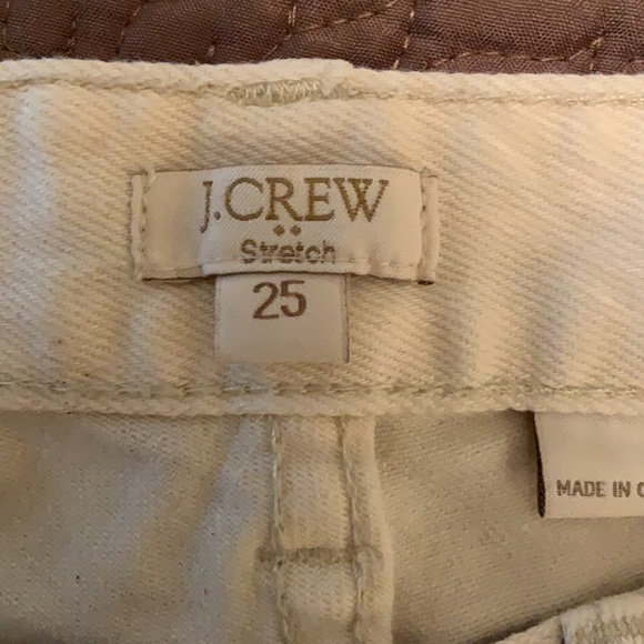 J Crew Stretch Jeans in Off White - Picture 7 of 10